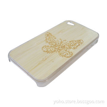 Real Natural Wood Case, Suitable for iPhone 4/4S, Customized Logos Accepted